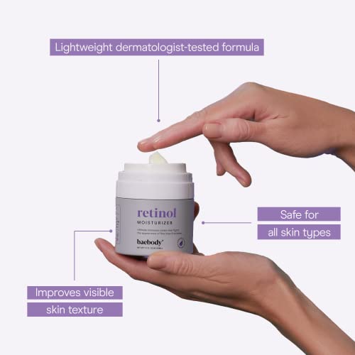 Baebody - Crema Facial Hidratante Antiedad con Retinol para Mujeres y Hombres - Día