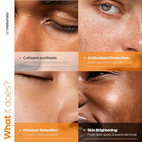 Suero antiedad con vitamina C (30 ml), con ácido hialurónico y vitamina E. Repara arrugas, aclara ojeras y manchas de la edad.