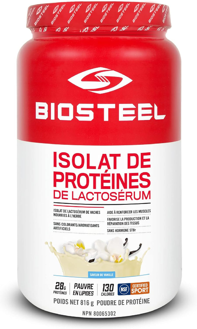 Aislado de proteína de suero vainilla 816 g: suplemento de alta calidad