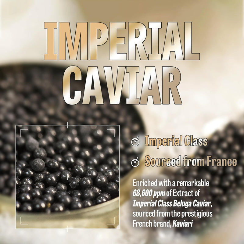 Aceite limpiador de caviar dorado para espuma